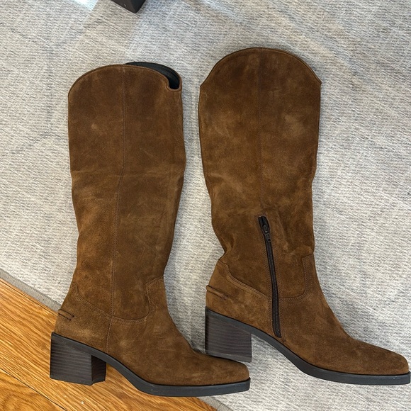 Vagabond Shoemakers Simone Tall Boots Brown Suede - Picture 1 of 8